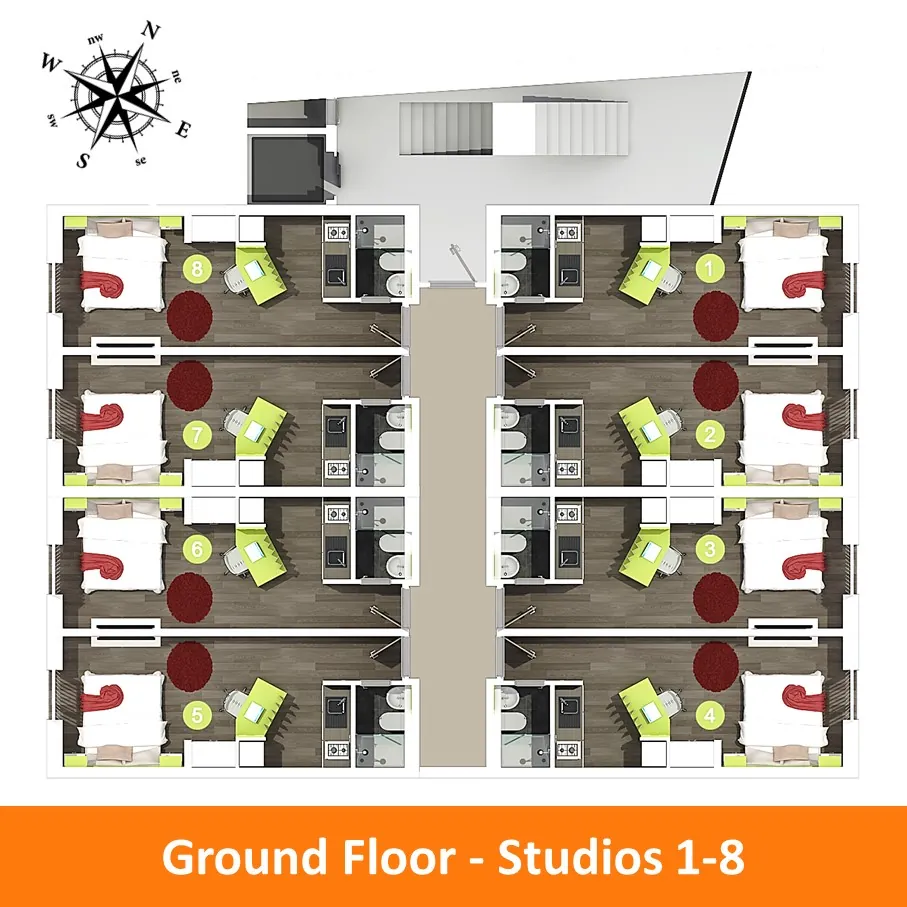 Floor Plan - Courtyard Block A
